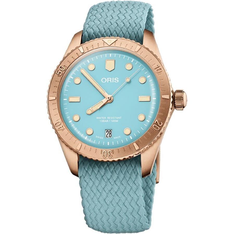 Oris Divers Sixty-five Blue Dial Bronze Unisex Sports Watch On Online