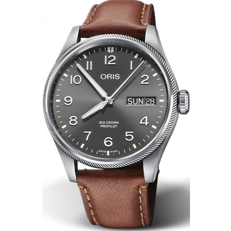 Oris Big Crown Propilot Grey Men`s Watch 01 752 7760 4063-07 5 22 07LC