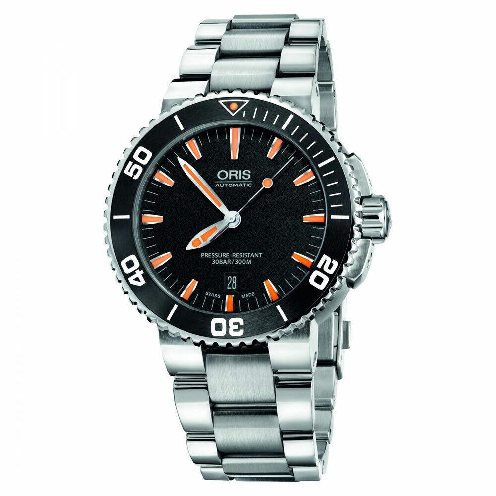 Oris Aquis Automatic Black Dial Mens Watch 01 733 7653 4159-07 8 26 01PEB