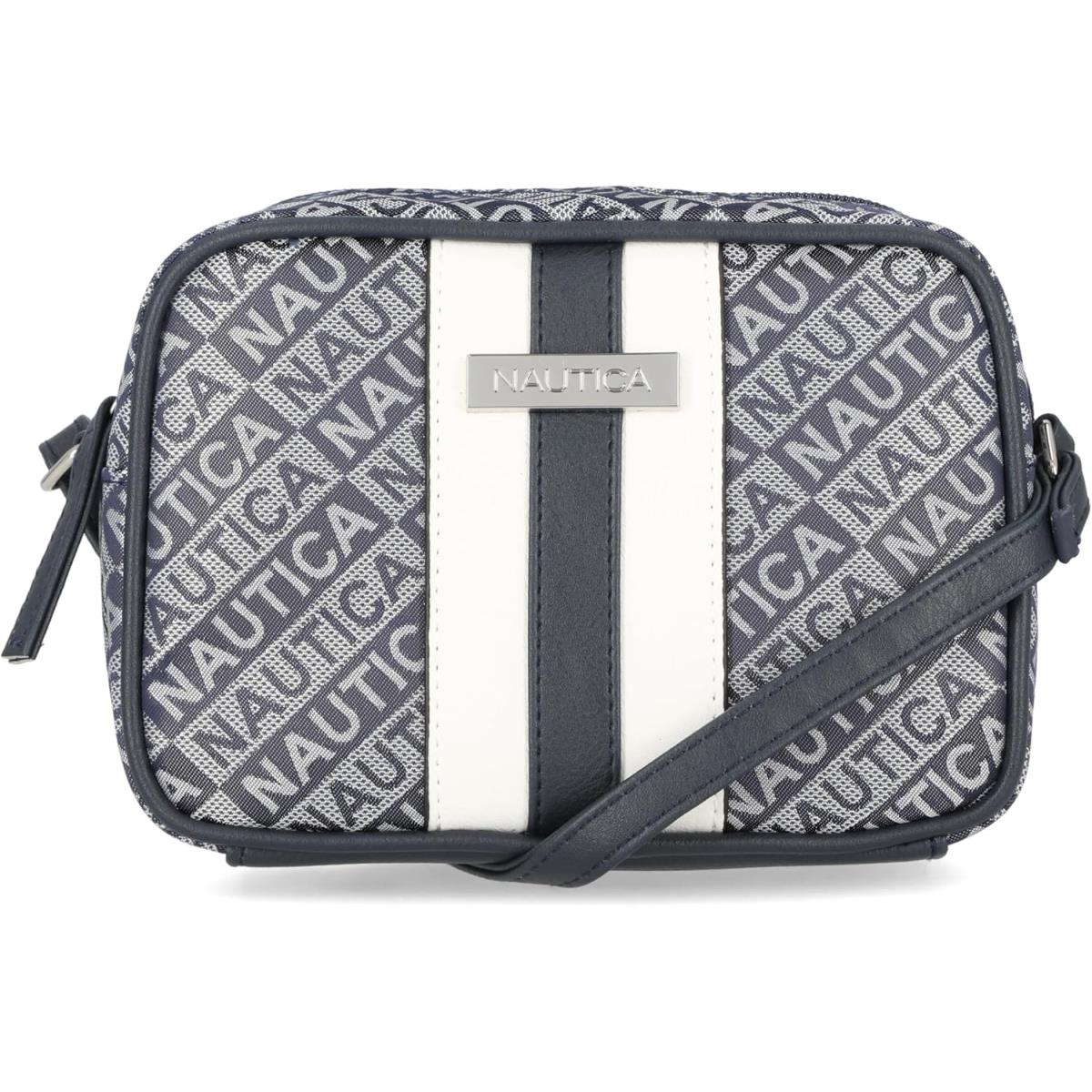 Nautica Women`s Nautica Candid Camera Adjustable Crossbody Bag Indigo (Lakeside Jacquard)