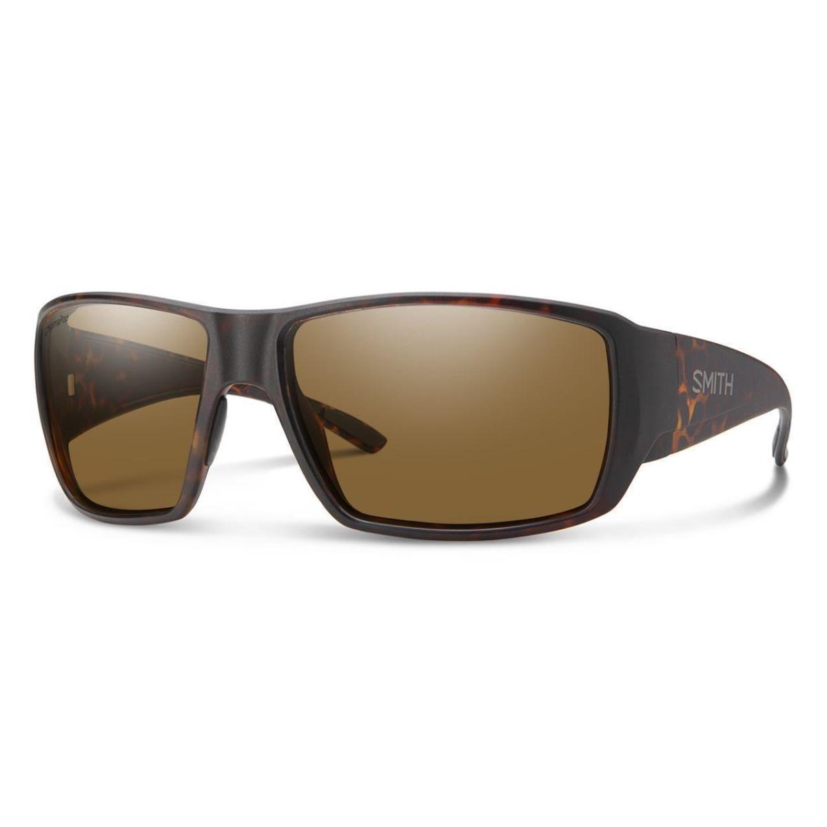 Smith Guide`s Choice Sunglasses Matte Tortoise - Chromapop Polarized Brown