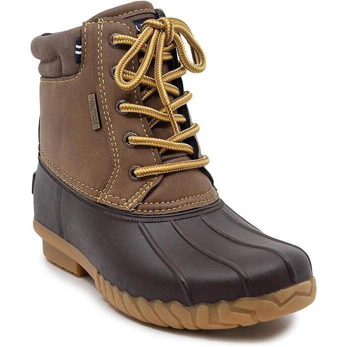 Nautica Men`s Duck Boots Waterproof Rain Snow/ Size 10/NWB