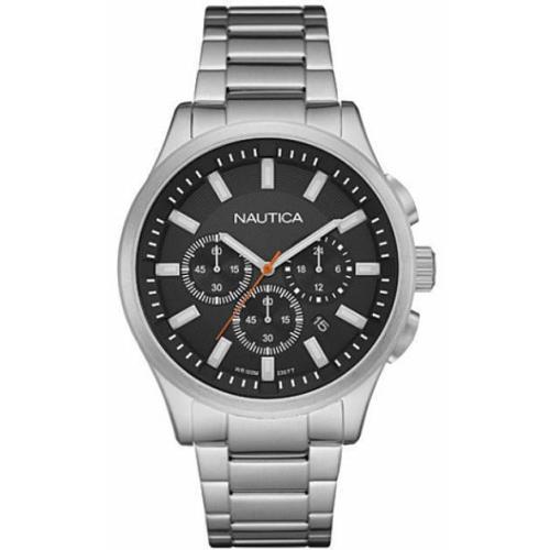 Men`s Nautica Chronograph Stainless Steel Watch NAD19532G