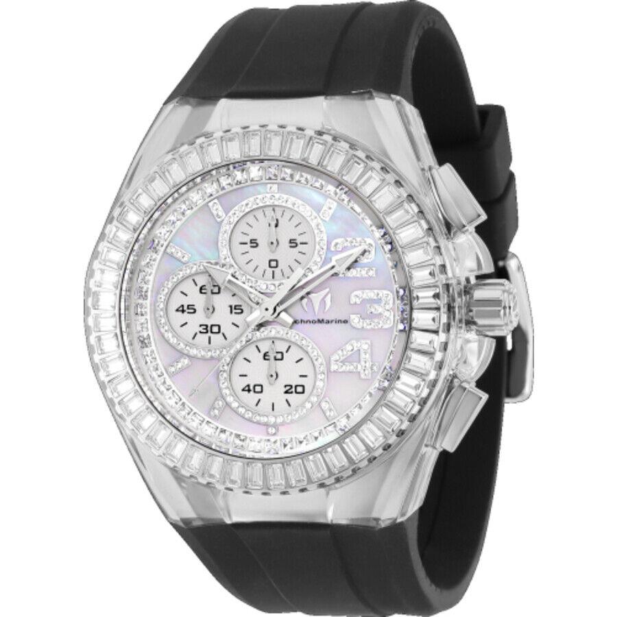 Technomarine Cruise Chronograph Quartz Crystal White Dial Men`s Watch TM-121023