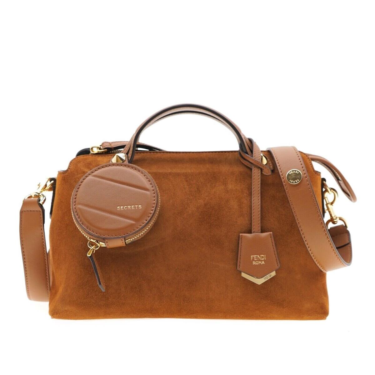 Fendi Boston Shoulder Bag By The Way Medium Suede Leather