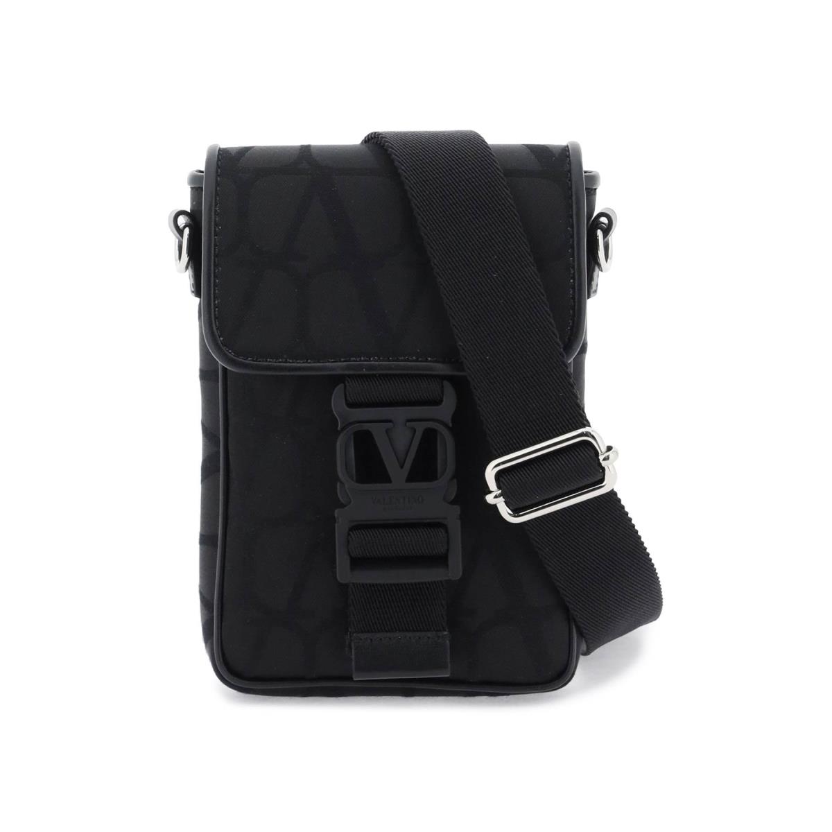 Valentino Garavani Black Iconographe Mini Crossbody Bag