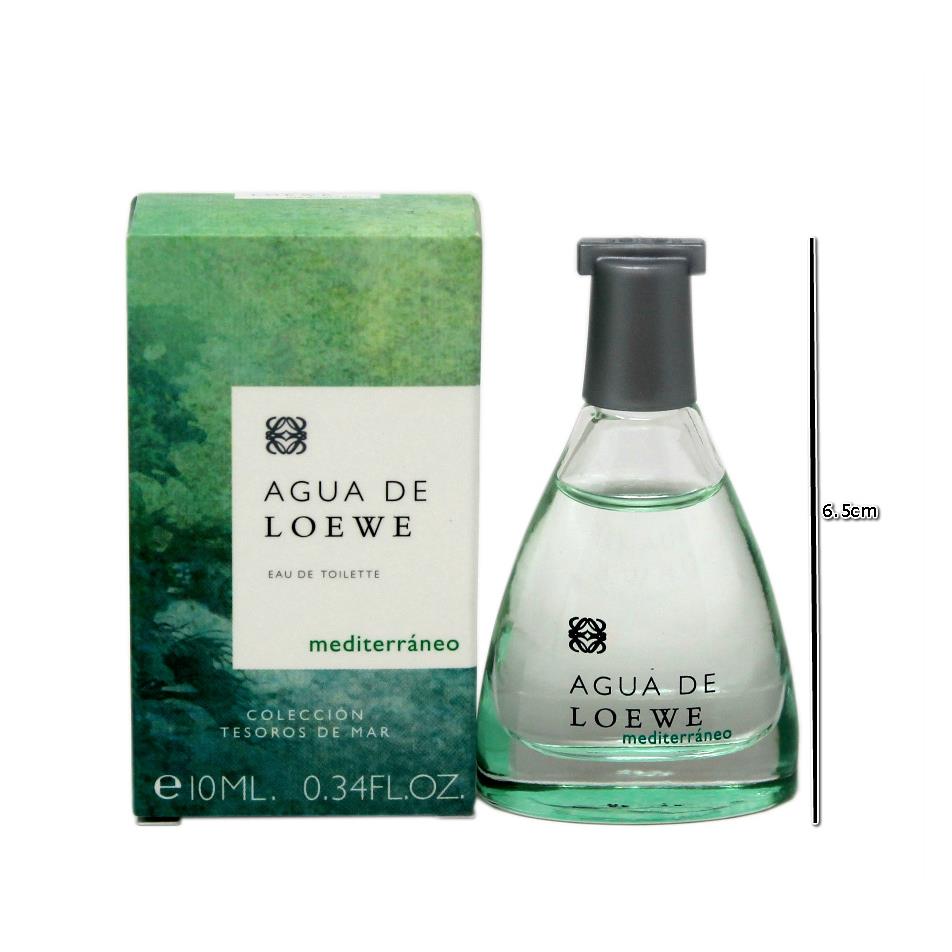 Agua DE Loewe Mediterraneo Eau DE Toilette Splash 10 ML/0.34 Fl.oz. Miniature