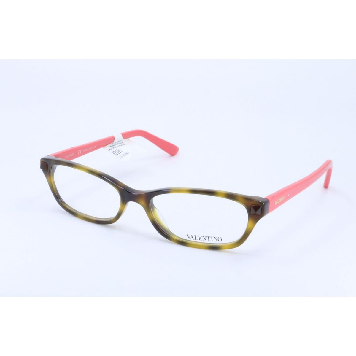 Valentino V2695 Blonde Browline Women Full Rim 52-16-140 Eyeglasses Frames