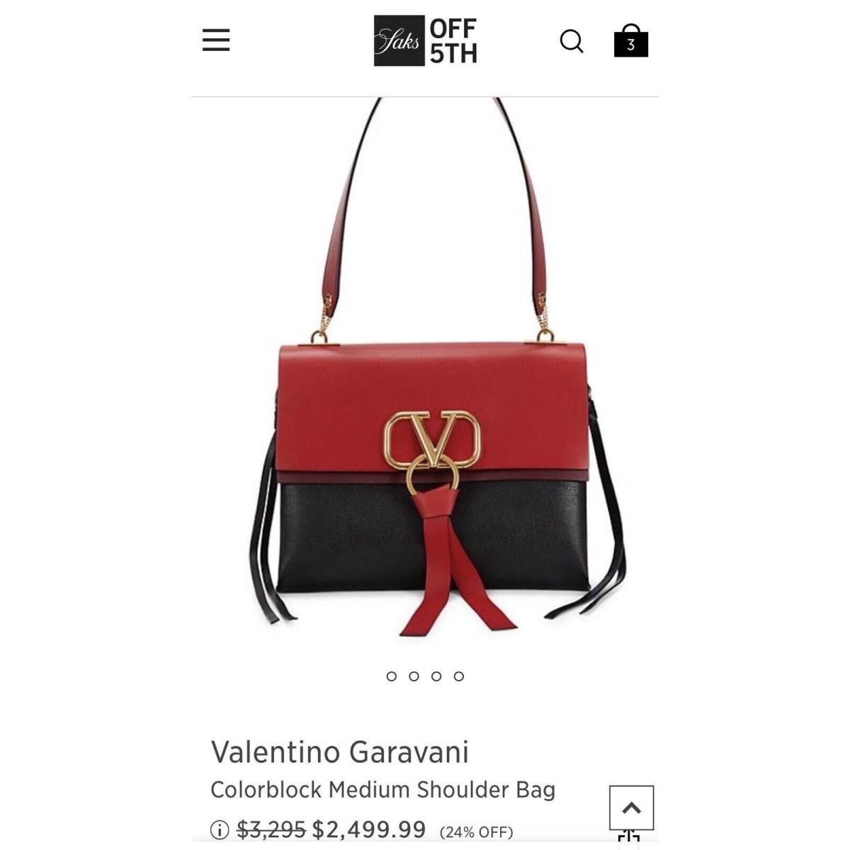 Valentino Garavani Handbag Colorblock Medium Shoulder Bag