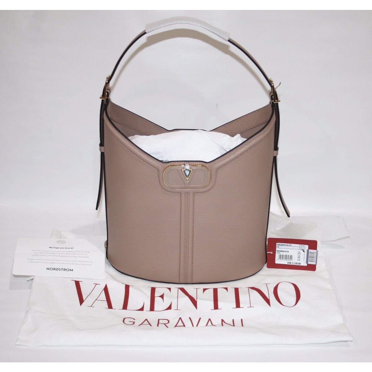 Valentino Garavani Borsa Hobo Vlogo Leather 4W2B0N14LFN Rose