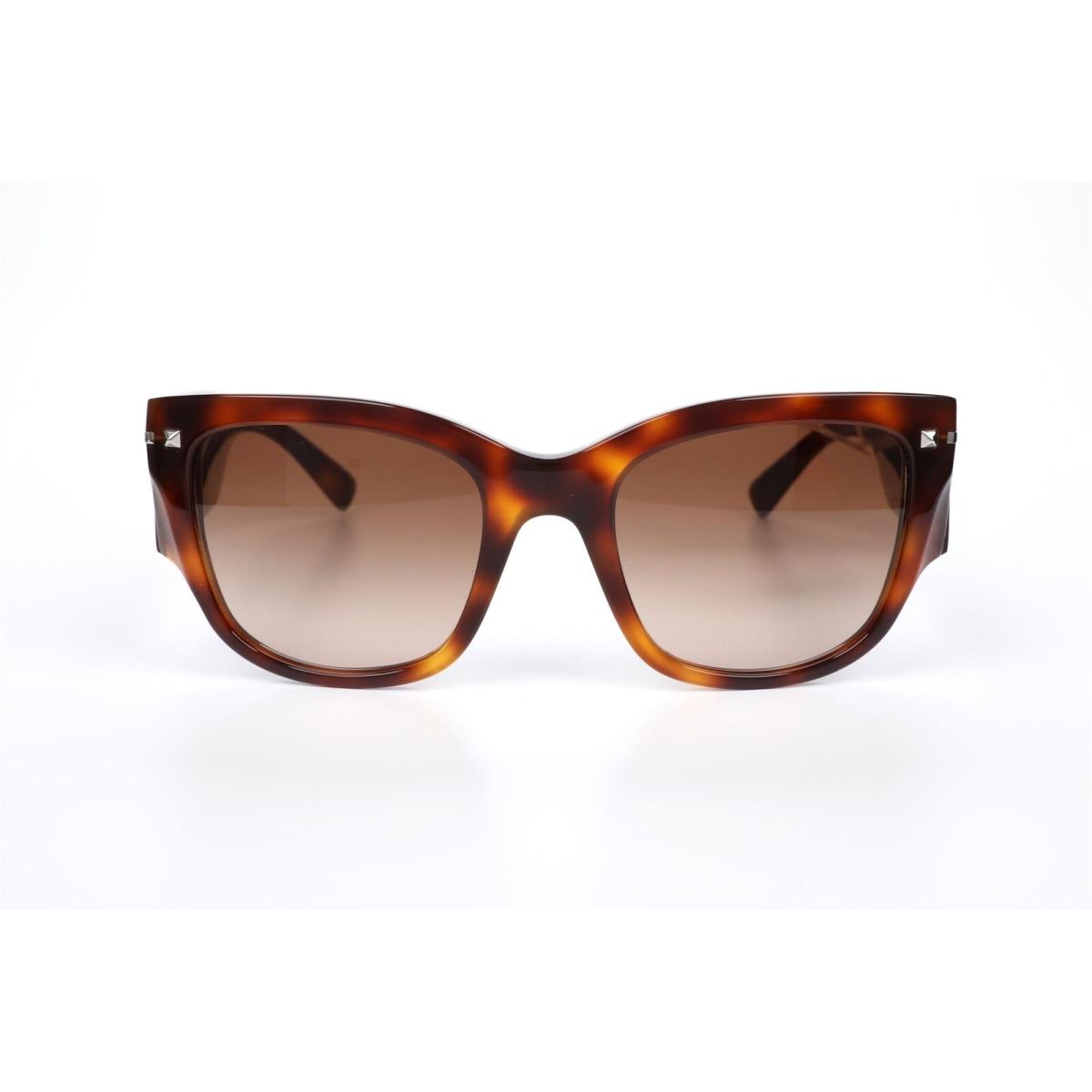 Valentino Women`s VA40293 Light Havana Square Sunglasses 51mm 271483