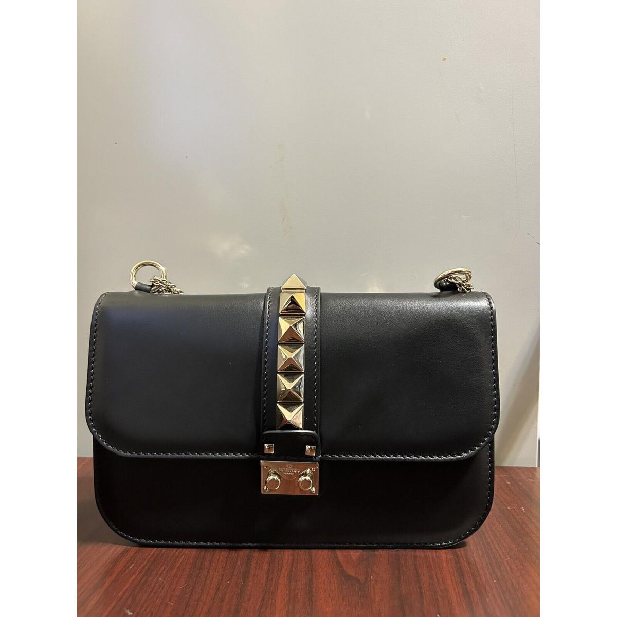 Valentino Garavani Glam Lock Rockstud-trim Flap Bag