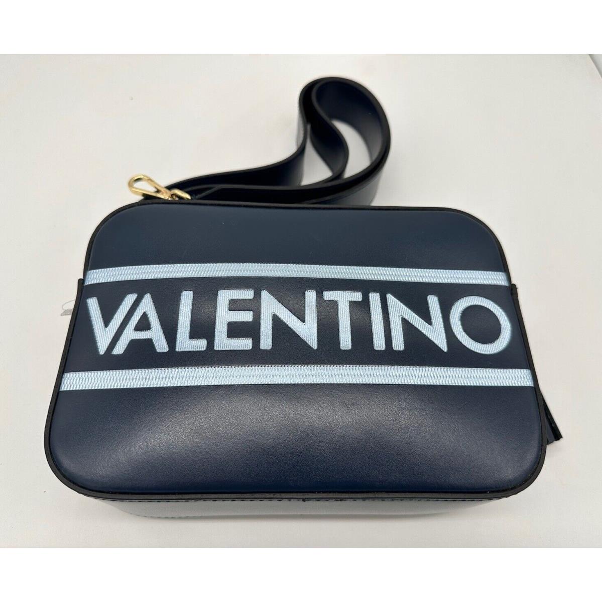 Valentino By Mario Valentino Babette Lavoro Leather Crossbody Blue