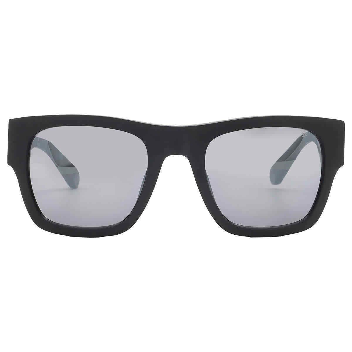 Philipp Plein Grey Square Men`s Sunglasses SPP042M 703X 54 SPP042M 703X 54