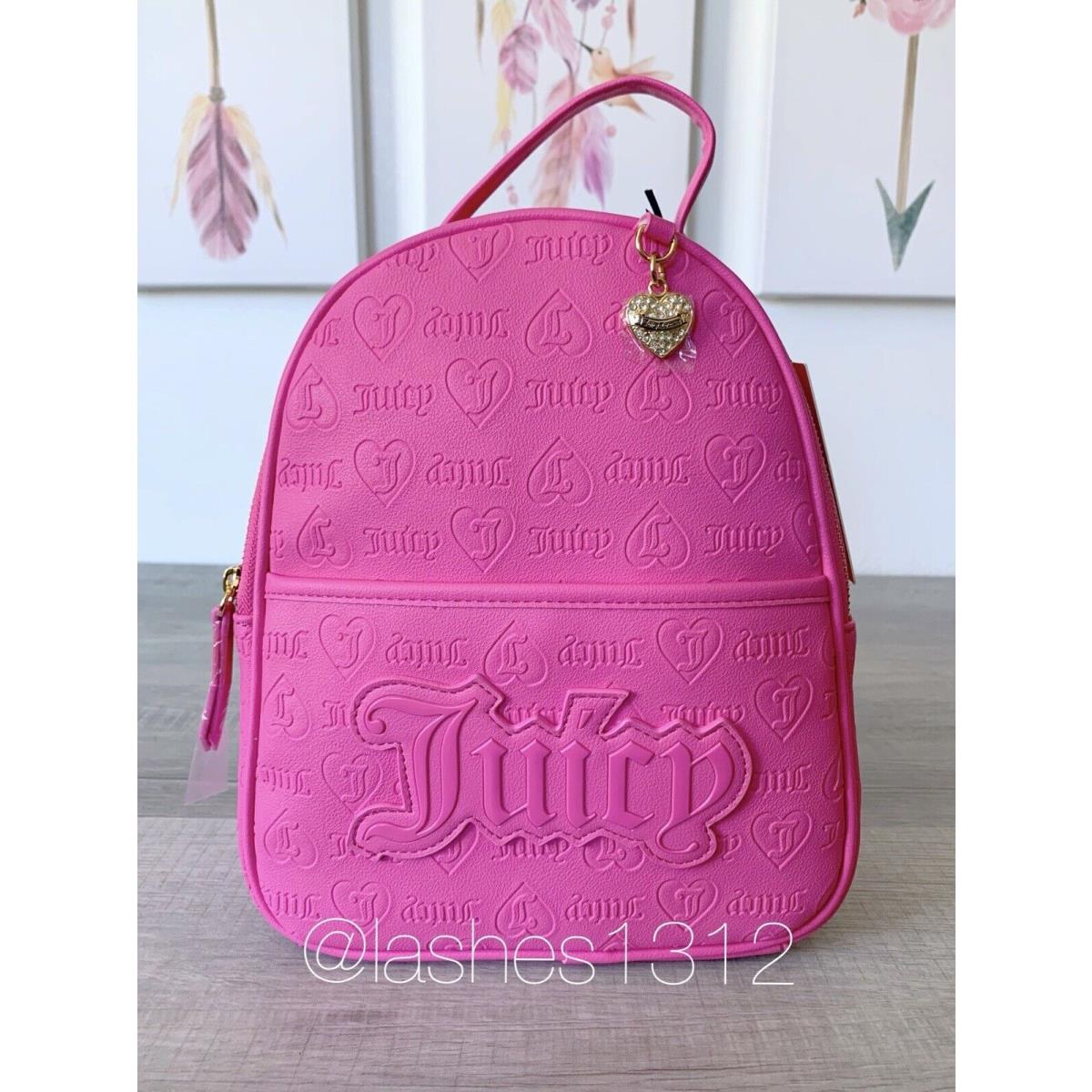 Juicy Couture Bag Upgrade U Medium Backpack - Hot Pink