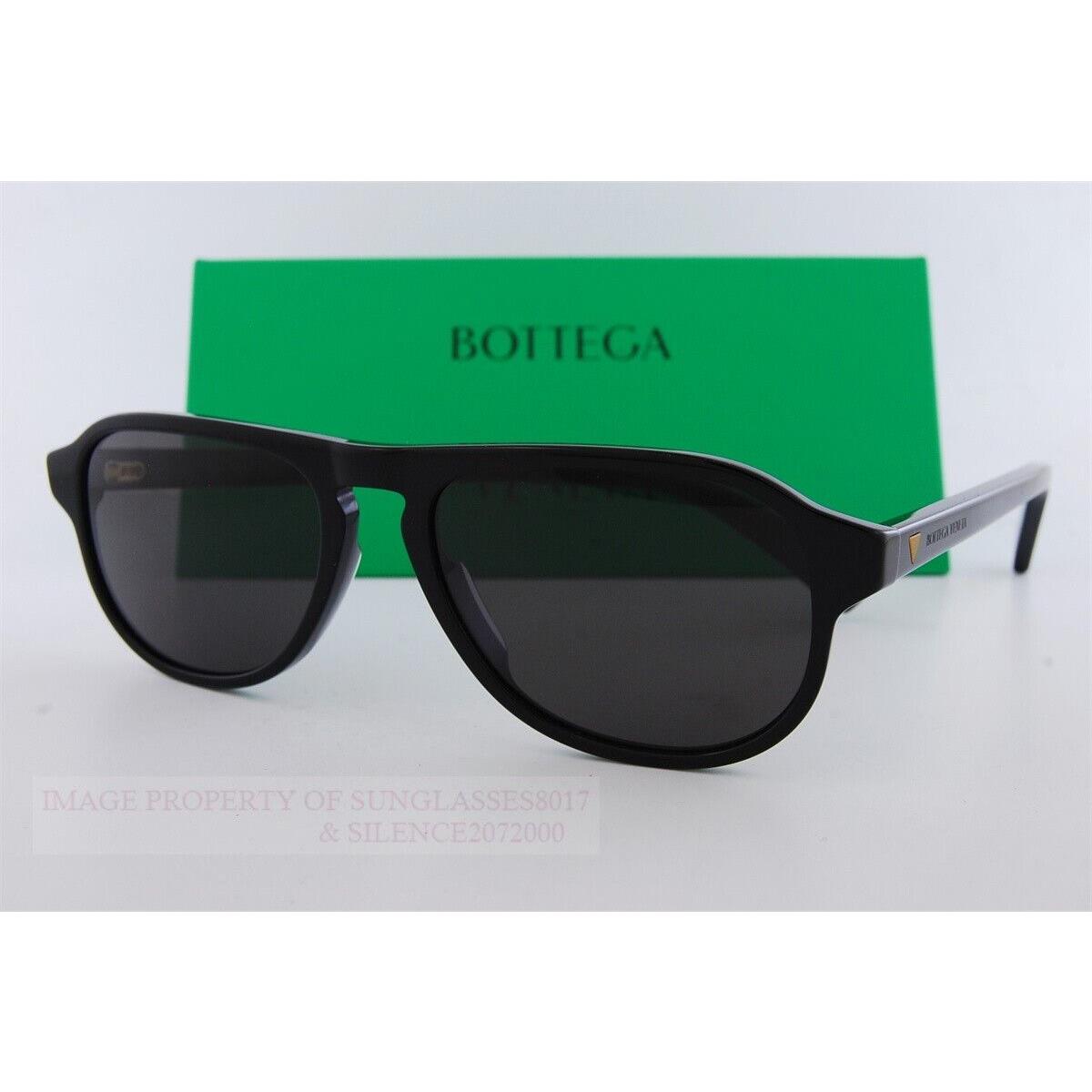 Bottega Veneta Sunglasses BV 1292/S 001 Black/dark Gray For Men Women