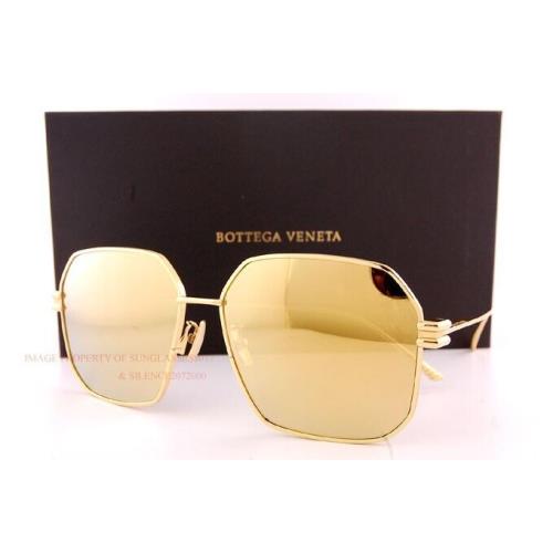 Bottega Veneta Sunglasses BV 1047/S 003 Gold-gold-grey For Men