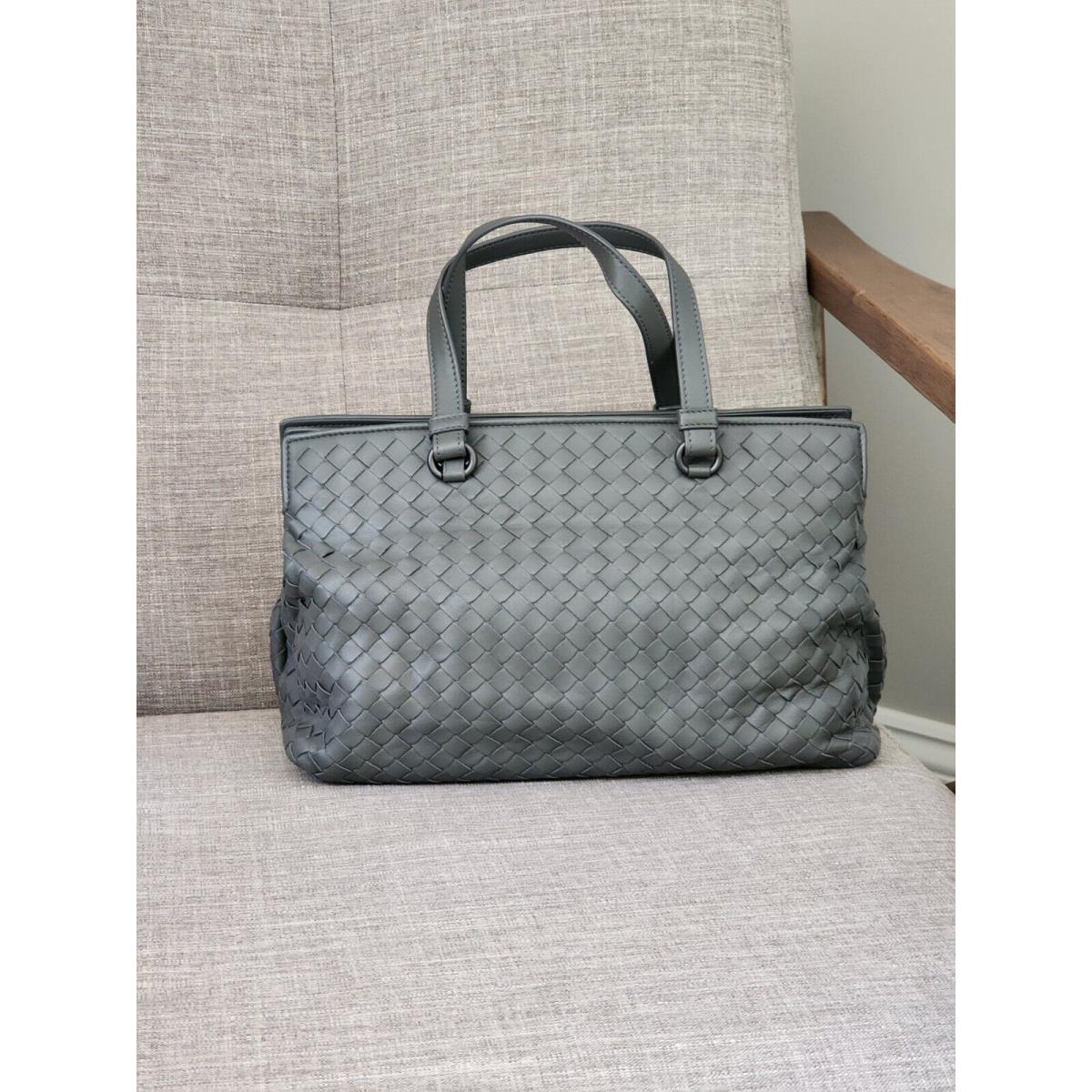 Bottega Veneta Intrecciato Women`s Bag Gray