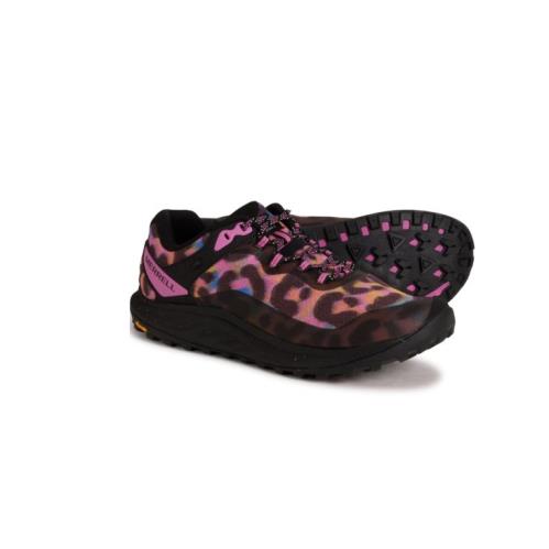 Merrell Women`s Antora 3 Trail Running Shoes - Rainbow Leopard