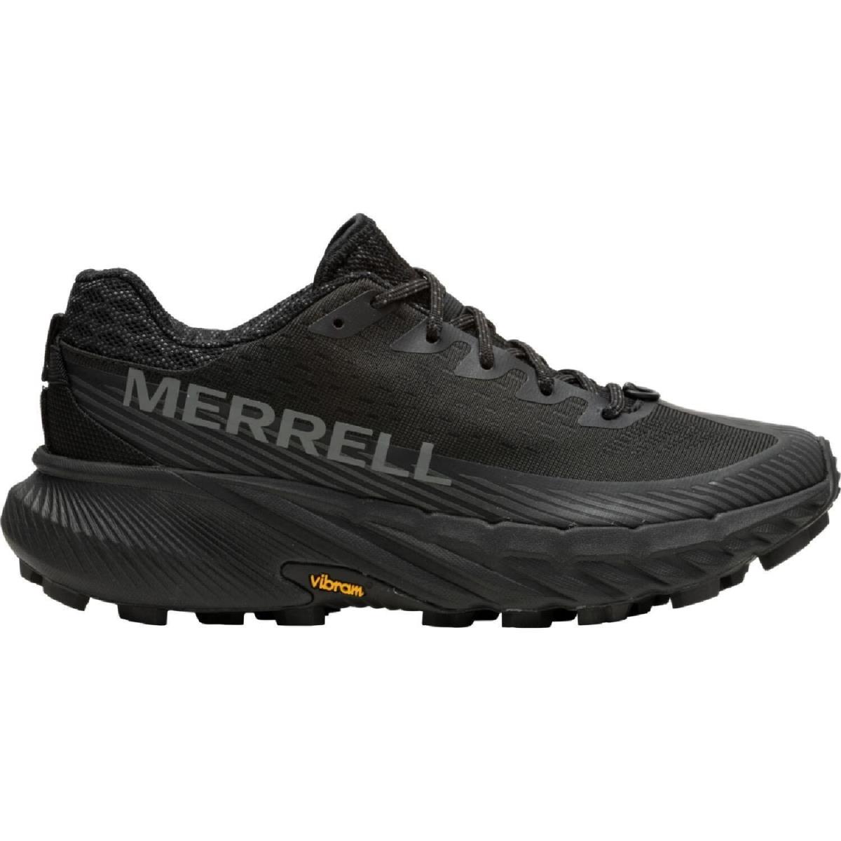 Merrell Agility Peak 5 Women`s Trail Running Shoes Black/black W9