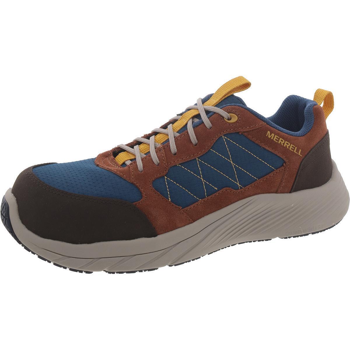 Merrell Mens Alpine Sneaker Blue Work Safety Shoes 9.5 Medium D Bhfo 5397