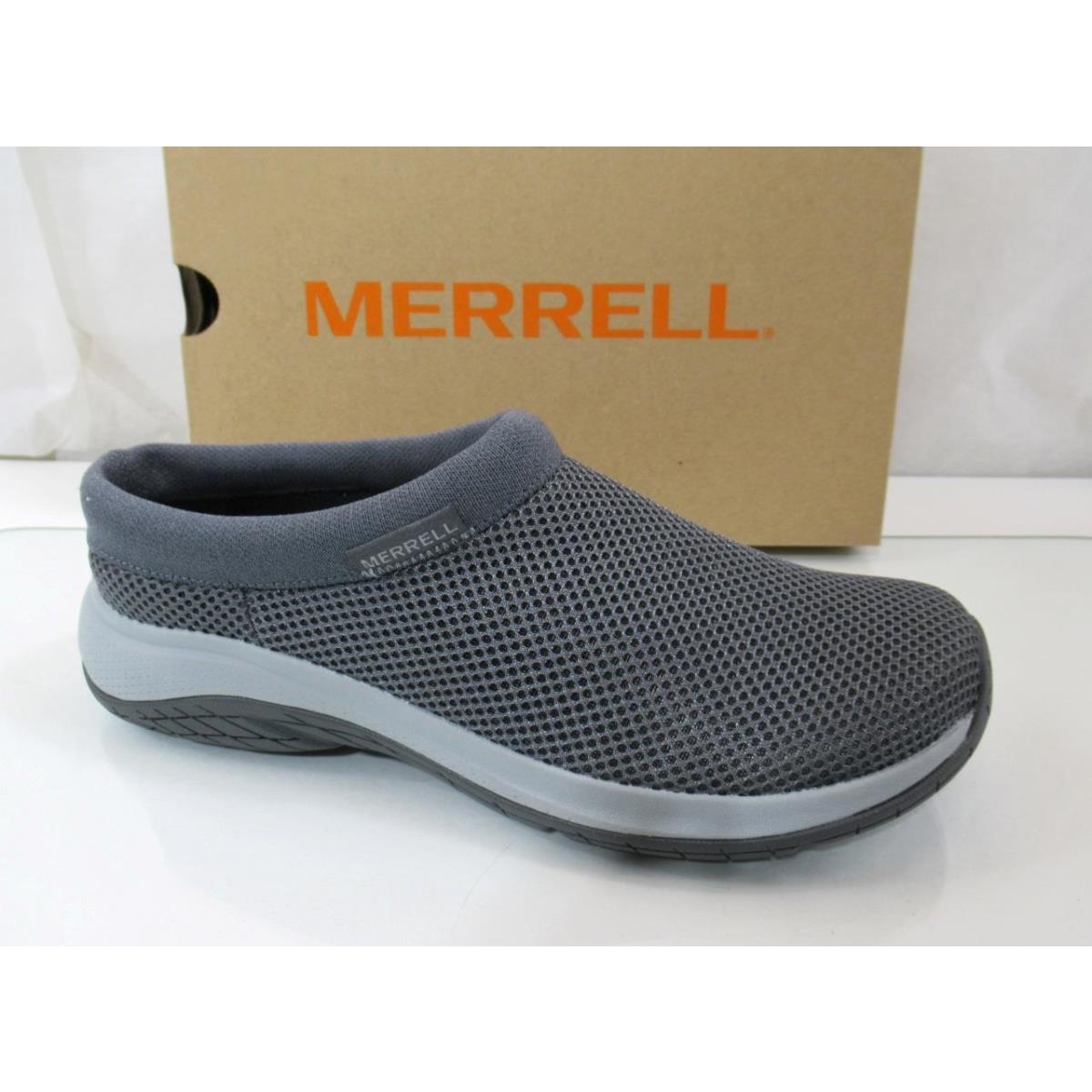 Women`s Merrell Encore Breeze 5 Clog Slide Slip On Comfort Rock Grey Size 9.5