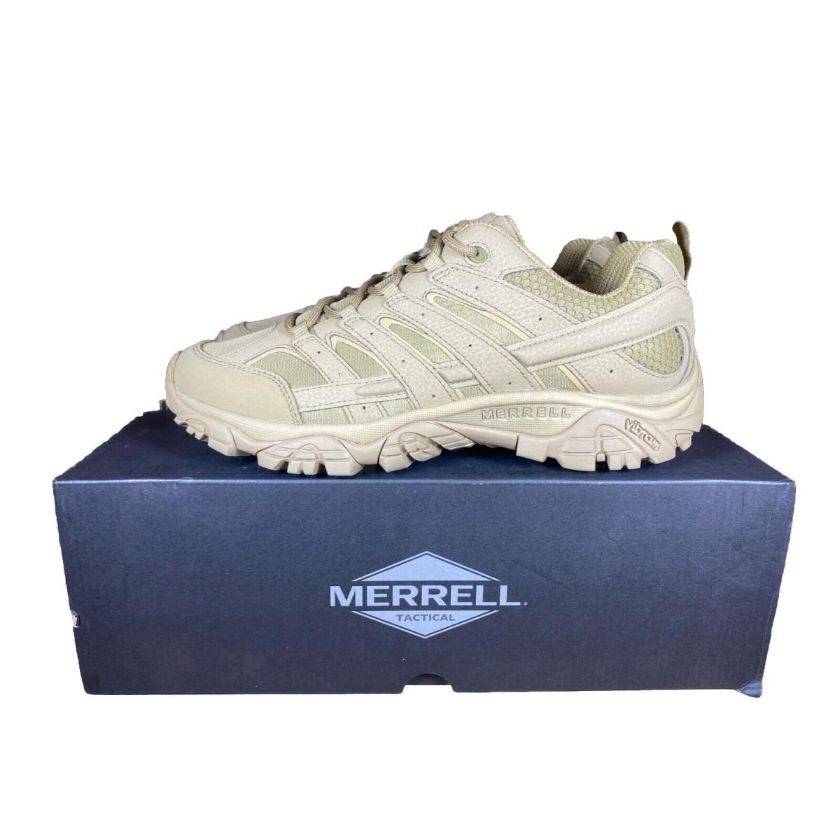 Merrell Moab 2 Tactical Coyote Hiking Shoes Vibram J15857 Men`s Size 11