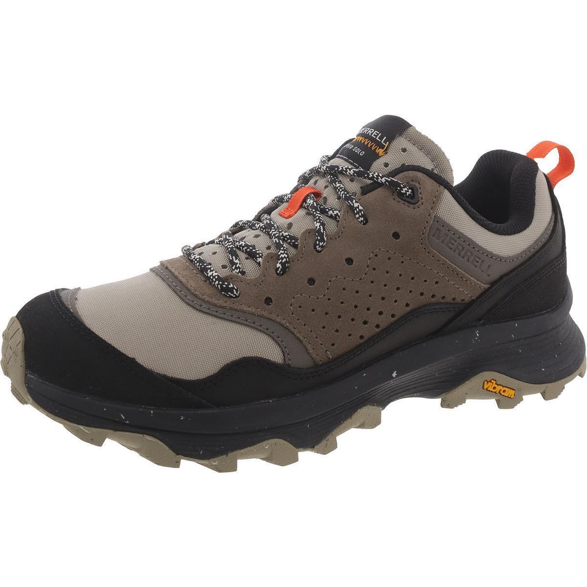 Merrell Mens Speed Solo Gray Hiking Shoes Sneakers 8.5 Medium D Bhfo 8674