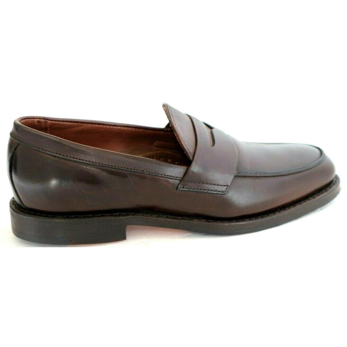 Brooks Brothers 1818 Leather Loafers Size US 7E Goodyear Welted Brown