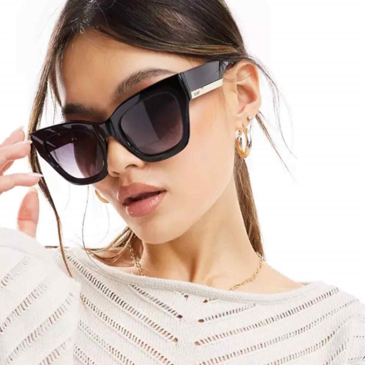 Quay Australia By The Way Oversized Square Sunglasses Black