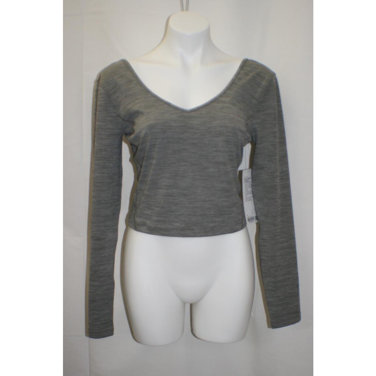 Lululemon Align Long Sleeve Top Wms Sz 10 LW3FI5S Hhrv Crop Slim Fit Soft