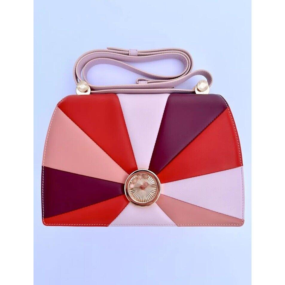 Chopard Happy Shoulder Bag Cerise Patchwork