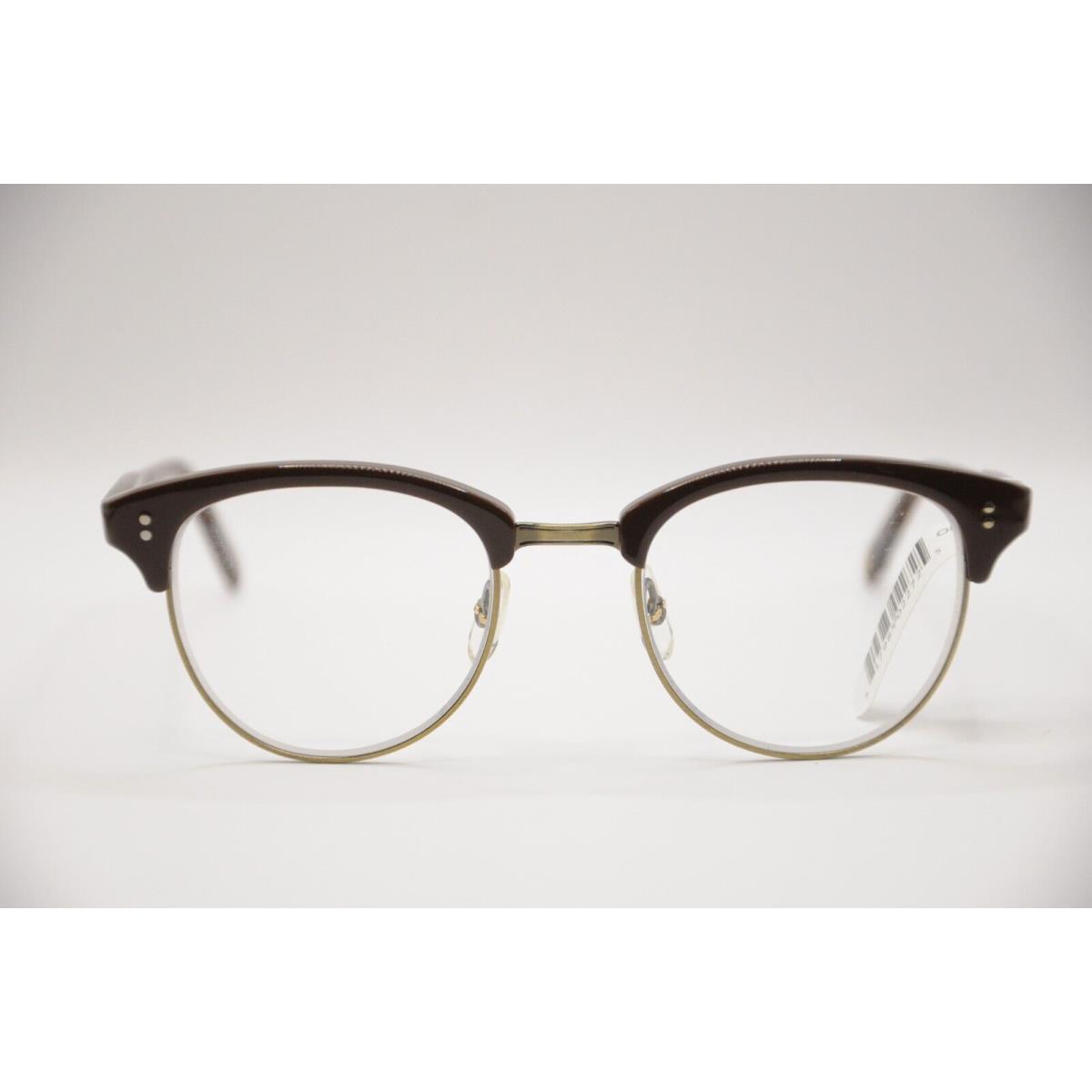 Garrett Leight California Washington Sd-mbt-ag Eyeglass Frames Brown 46-21