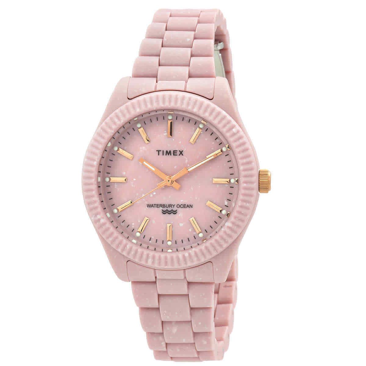 Timex Legacy Ocean Quartz Pink Dial Ladies Watch TW2V33100JR