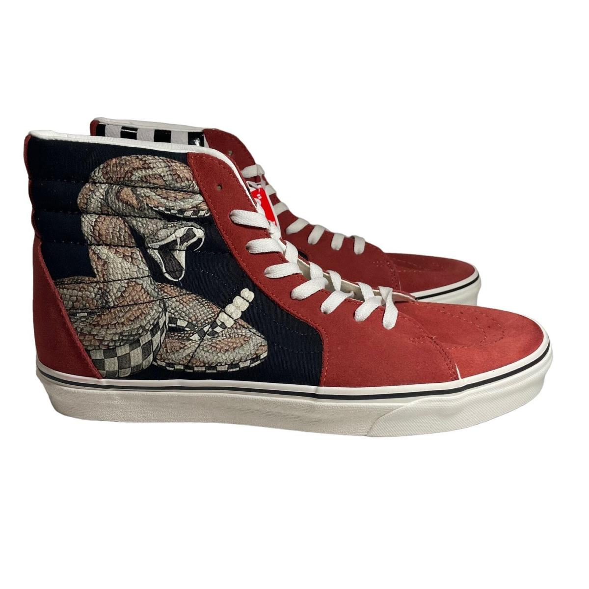 Vans Sk8 Hi Sneaker Desert Snake Chili Oil Size M10.5 W12.0 VN0A7Q5NB6K