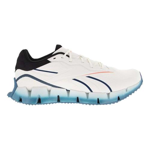 Reebok Men`s Zig Dynamica 4 Pure Grey/orange Flare/ Running Shoes - HP9265 - White