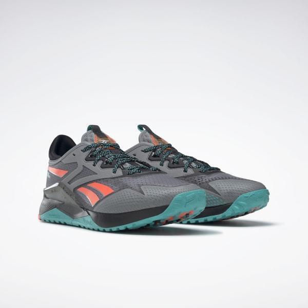 Reebok Men`s Nano X2 Adventure Cross Training Sneakers GY2117 Gray/teal