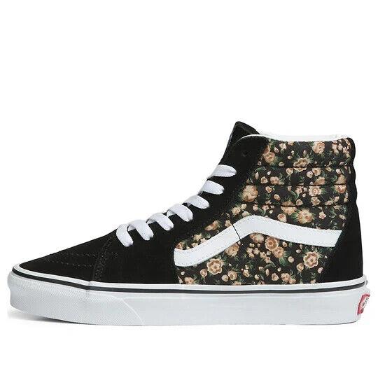 Vans SK8-HI Rose Dreams Lace Unisex Men Size 4.5 = Women Size 6 Shoes Black