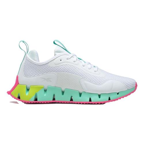 Reebok Women`s Zig Dynamica Ftwwht/hinmin/aciyel Running Shoes - 100047992 - White