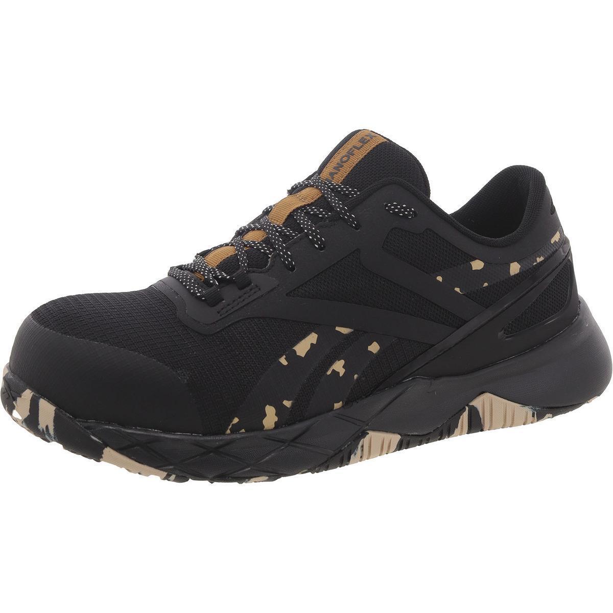 Reebok Womens Nanoflex TR Work Mesh Work Safety Shoes Sneakers Bhfo 6301 - Black,Camo,Brown