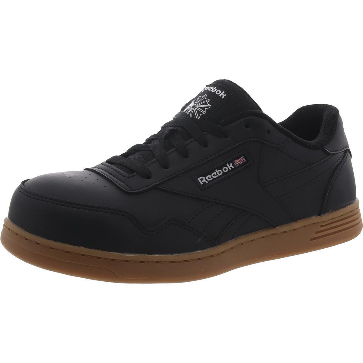 Reebok Womens Club Memt Leather Work Safety Shoes Sneakers Bhfo 2718 - Black