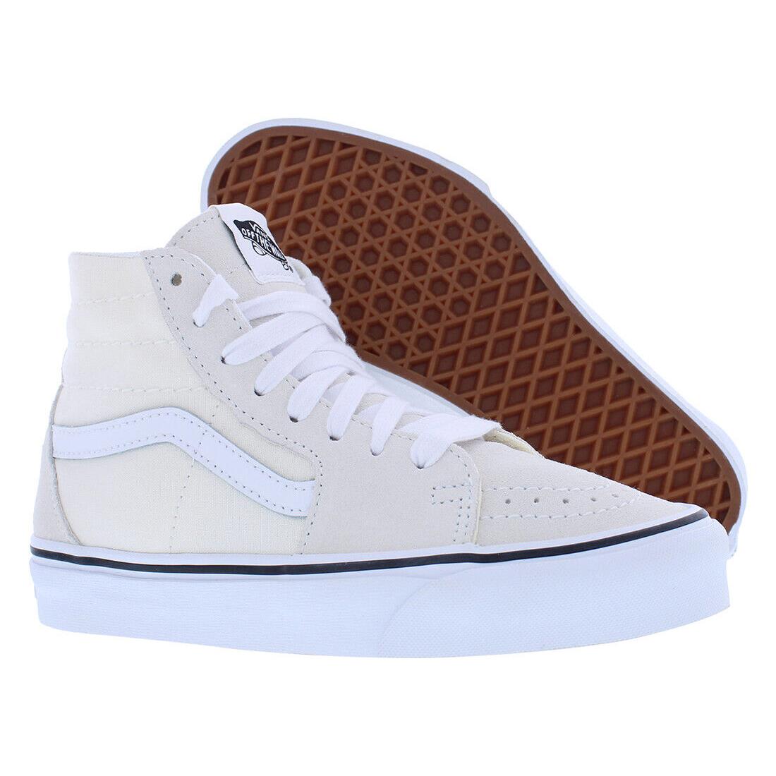 Vans Sk8 Hi Tapered Suede Unisex Shoes Size 4.5 Color: White/true White