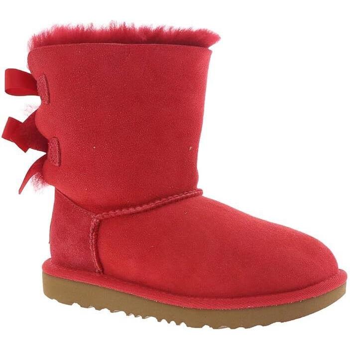 Big Little Kid Ugg Bailey Bow II Ribbon Red 1017394K-RBRD