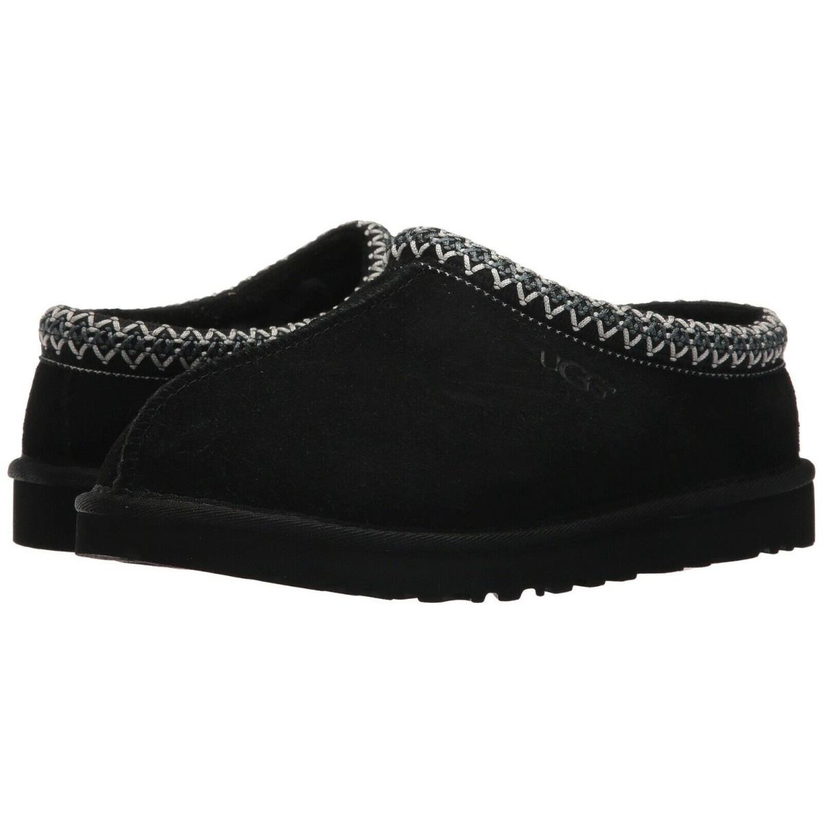 w Box Ugg Mens 5950 Tasman Slipper Shoes Sandals Clog Black Suede Black