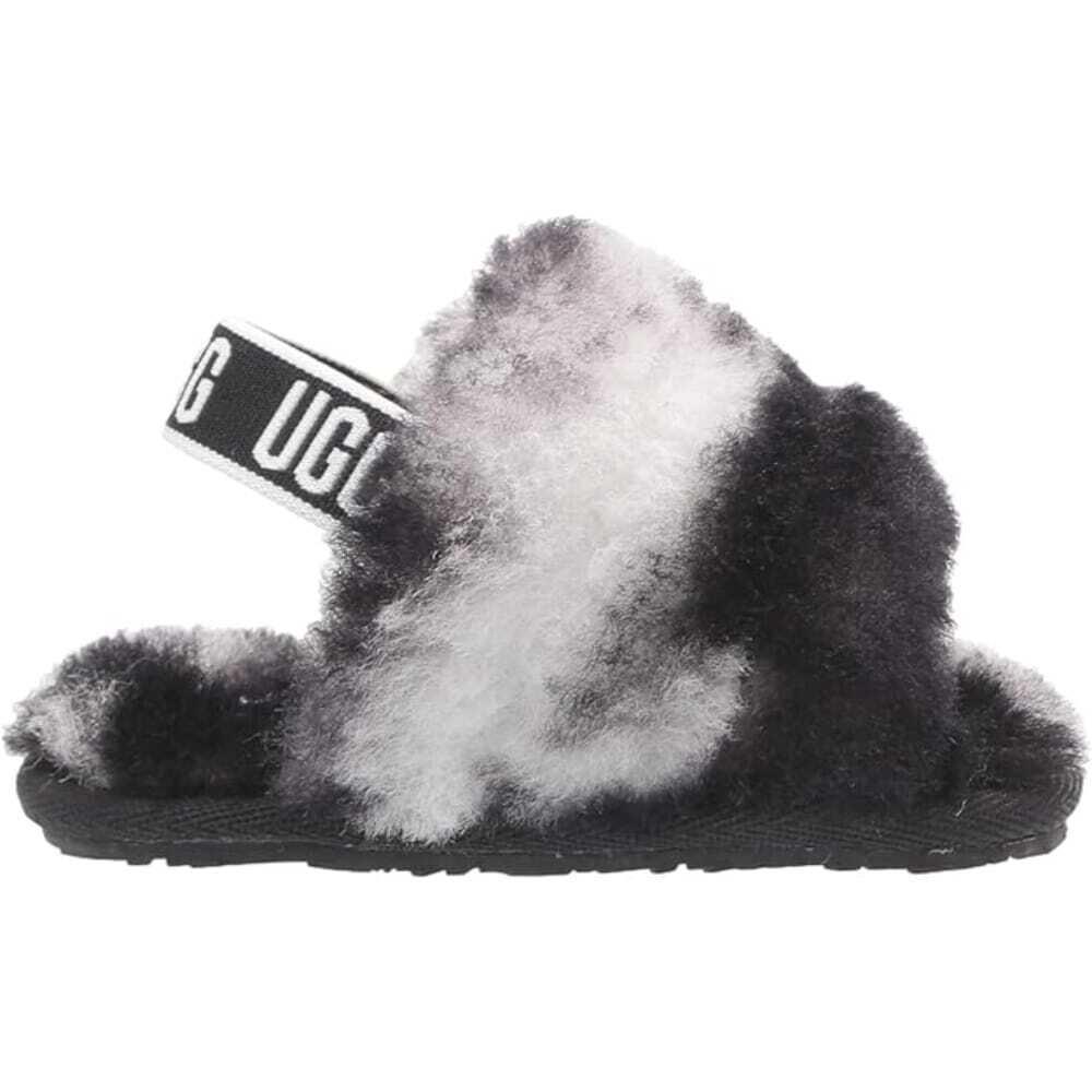 Ugg Fluff Yeah Slide Marble Black 1123638T-BLK Toddler - Black