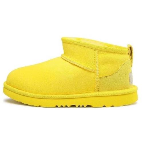 Big Little Kid`s Ugg Classic Ultra Mini Canary 1130750k-CAN - Canary