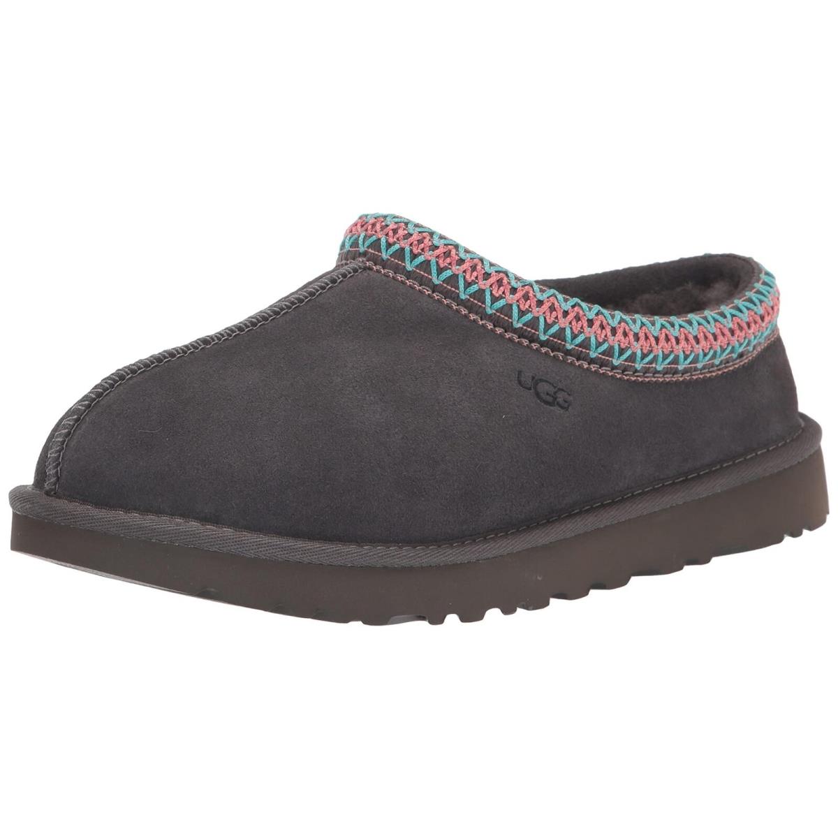 Women`s Shoes Ugg Tasman Suede Sheepskin Slippers 5955 Dark Grey