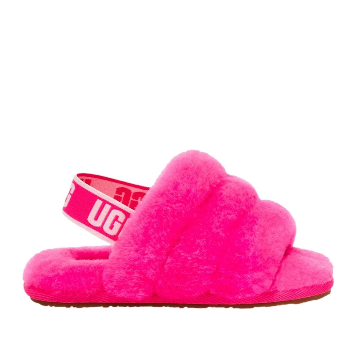 Ugg Fluff Yeah Slide Rock Rose 1098579T-RCR Toddler