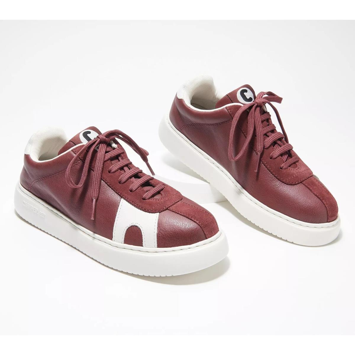 Camper Leather Lace-up Sneakers Garnet 36/M