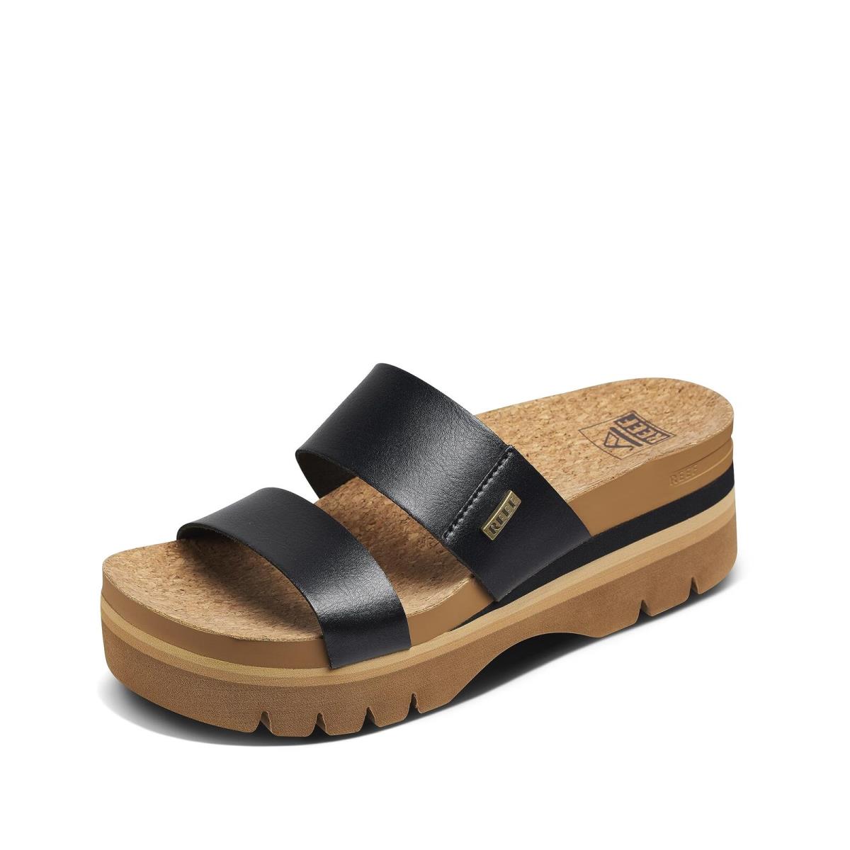 Reef Womens Sandals Cushion Vista Higher Black